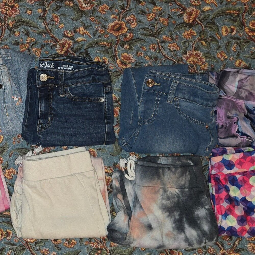 Girls assorted pants bundle - S (6/6x)